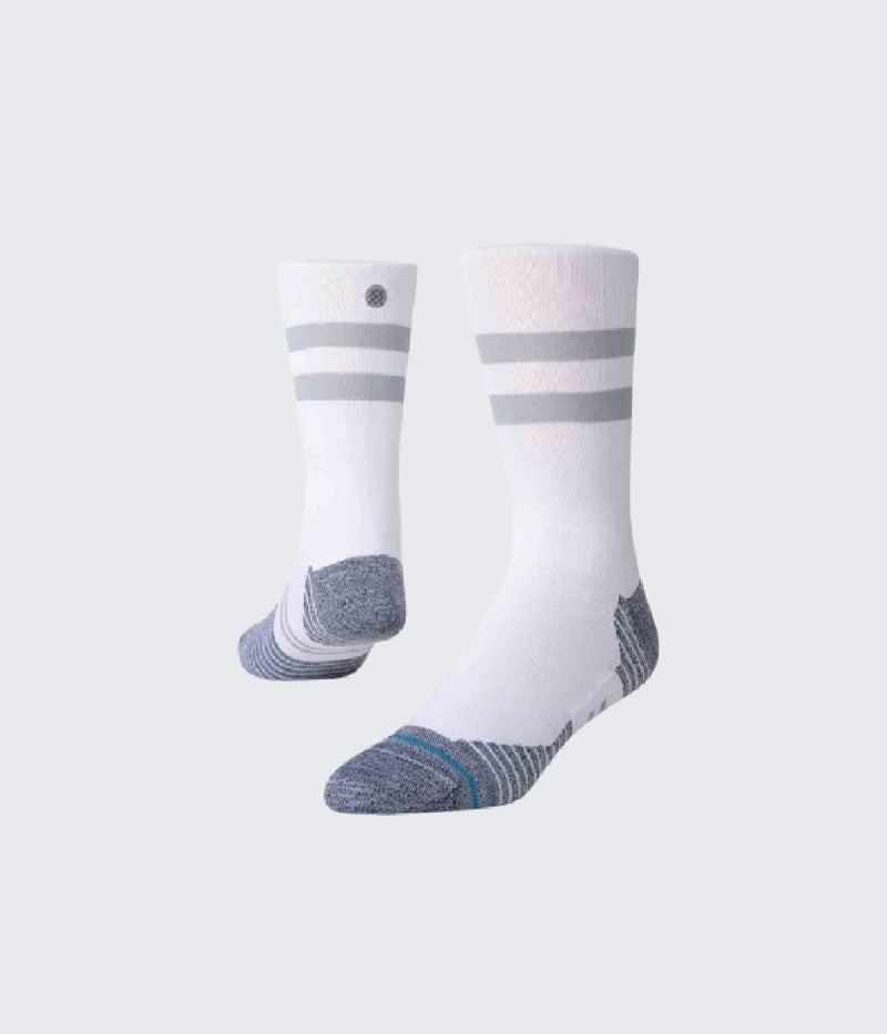 Run Light Crew ST White Socks