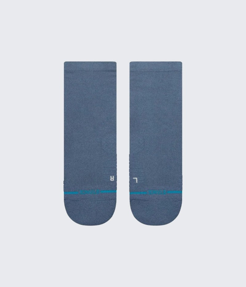 Run Light Quarter Socks Sea Blue