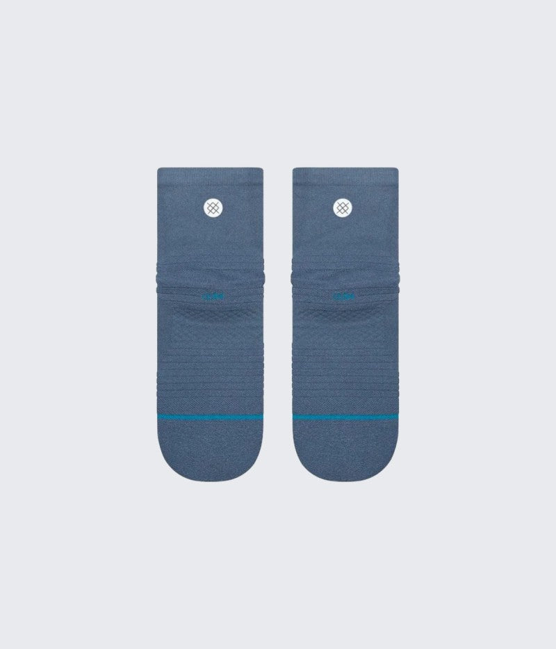 Run Light Quarter Socks Sea Blue