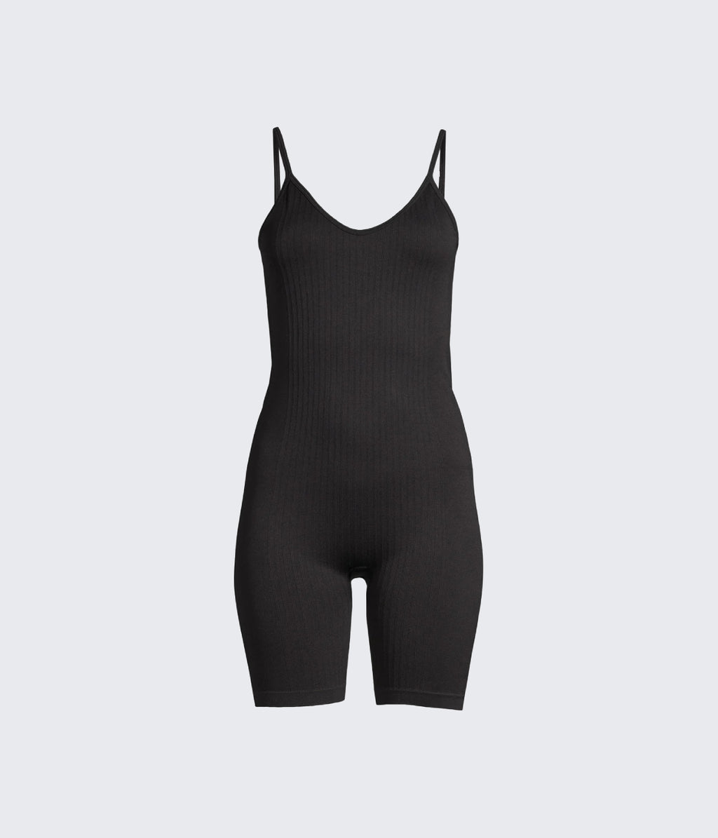Seamless Power Bodysuit Black