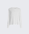 Soft Texture Long Sleeve White