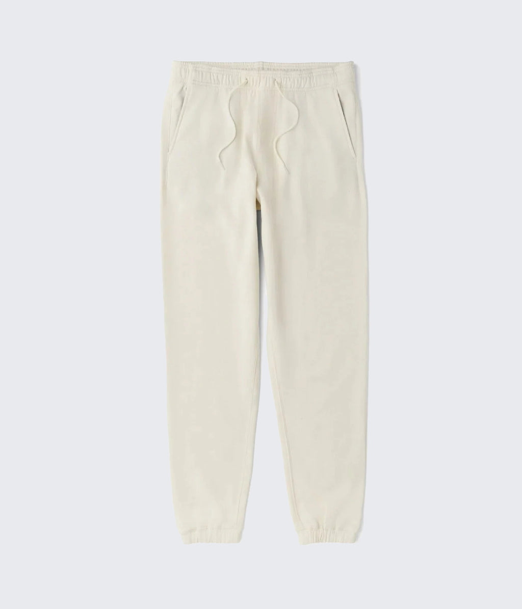 Solid Sets Eco Elastic Sweatpant - White