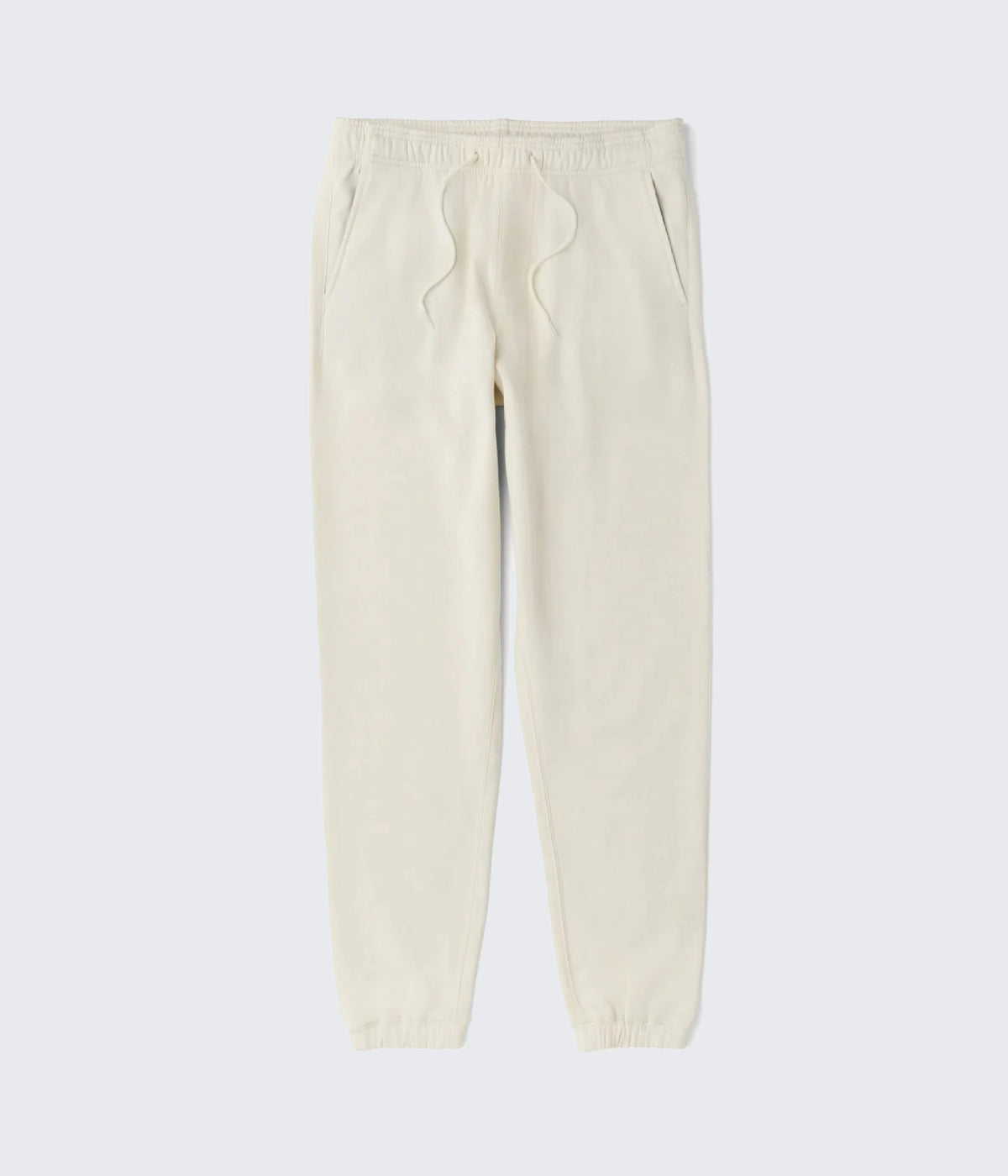 Solid Sets Eco Elastic Sweatpant - White