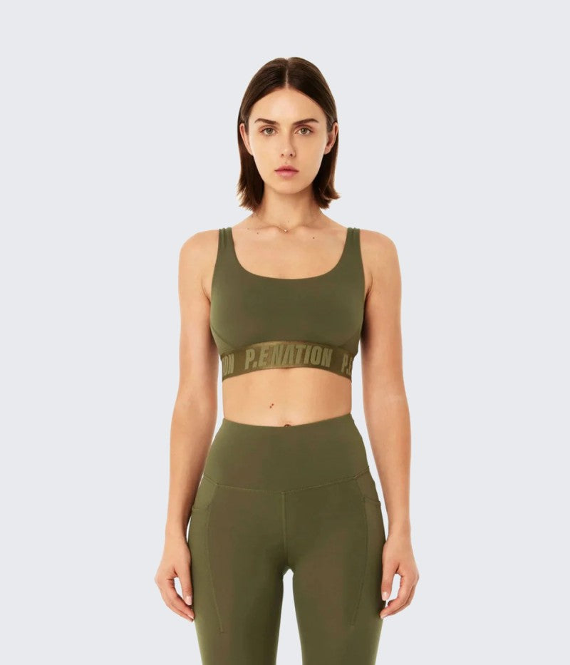 Backcheck Sports Bra Khaki