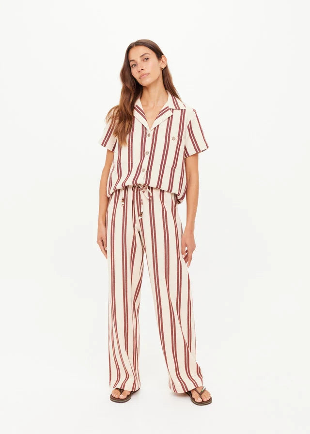 Baja Charli Drawstring Stripe Pants