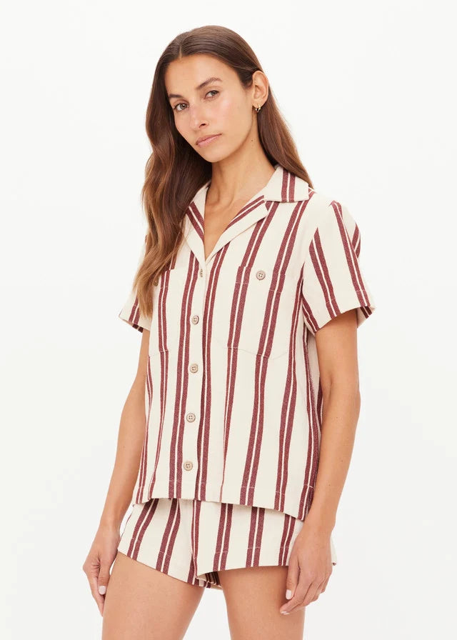 Baja Katia Collared Stripe Shirt