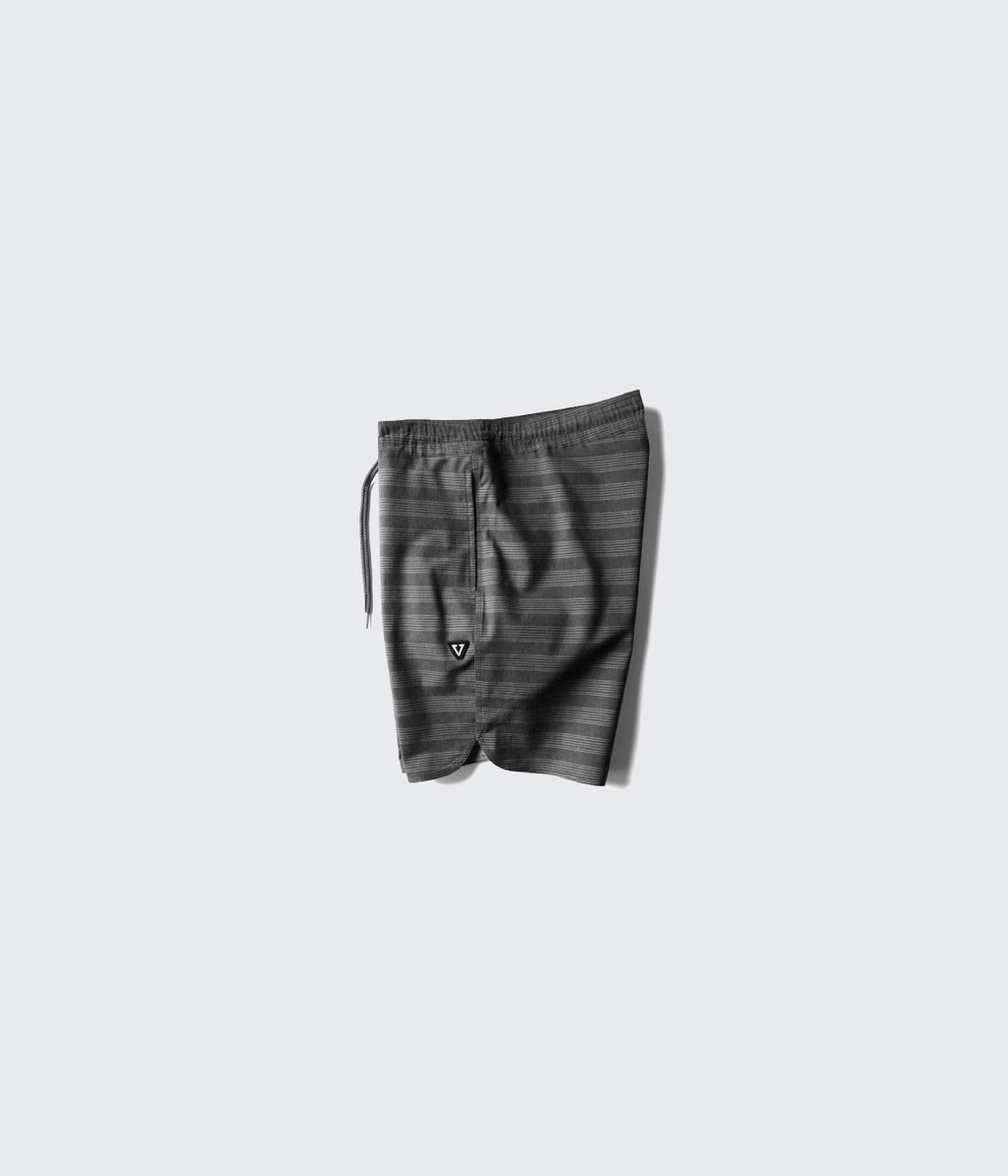 Stoke'm 16.5" Ecolastic Swim Shorts - Black