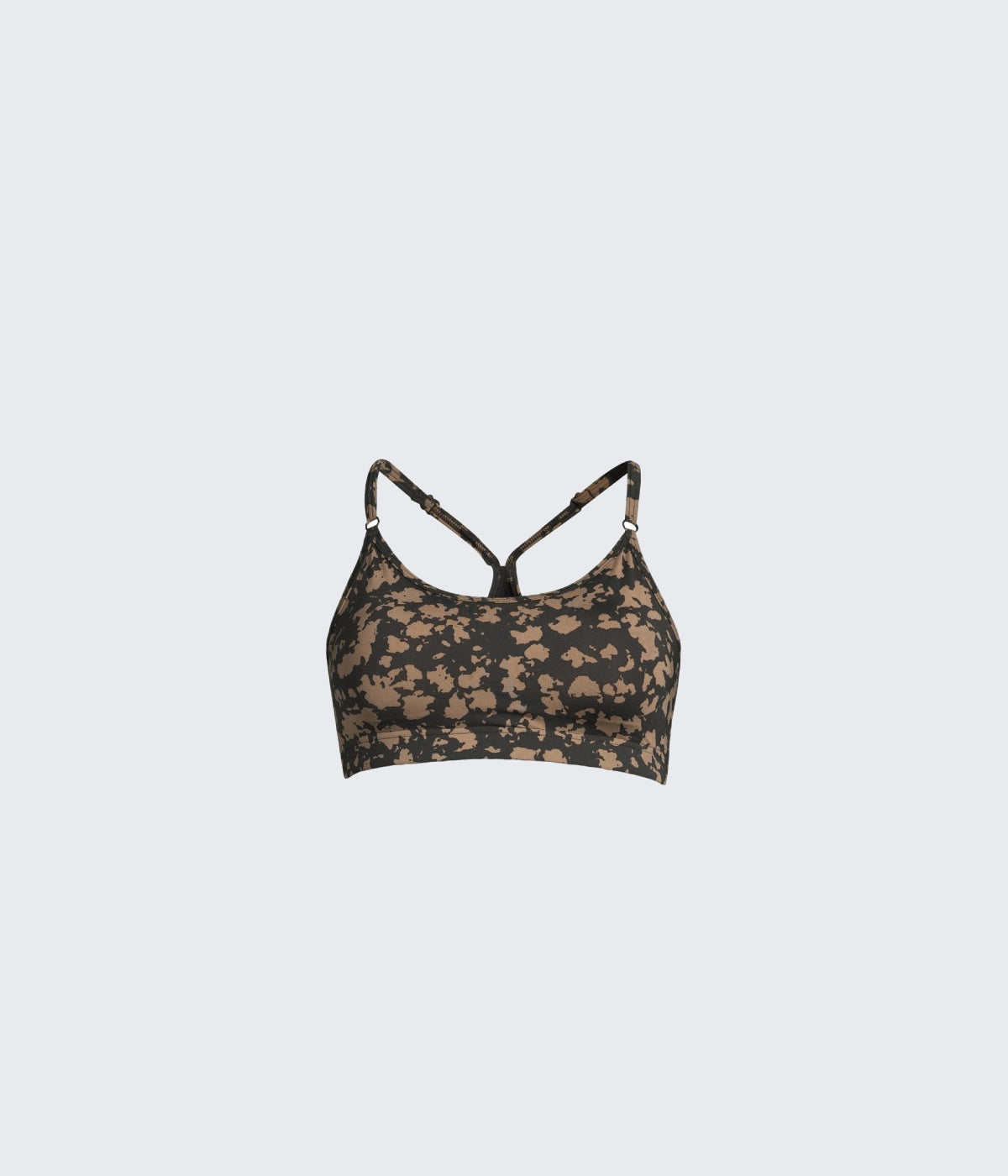 Cosmic Brown Strappy Sports Bra