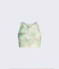 Tie Back Sports Top Illusion Green