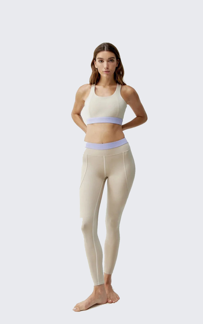Navani Tan/Lavender Bright Top