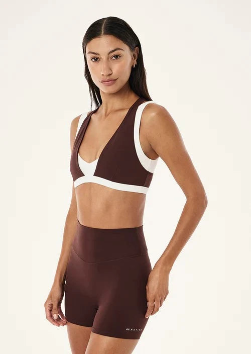 Unity Sports Bra Mahogany/Whisper White