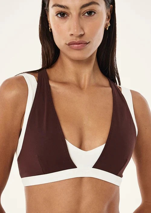 Unity Sports Bra Mahogany/Whisper White