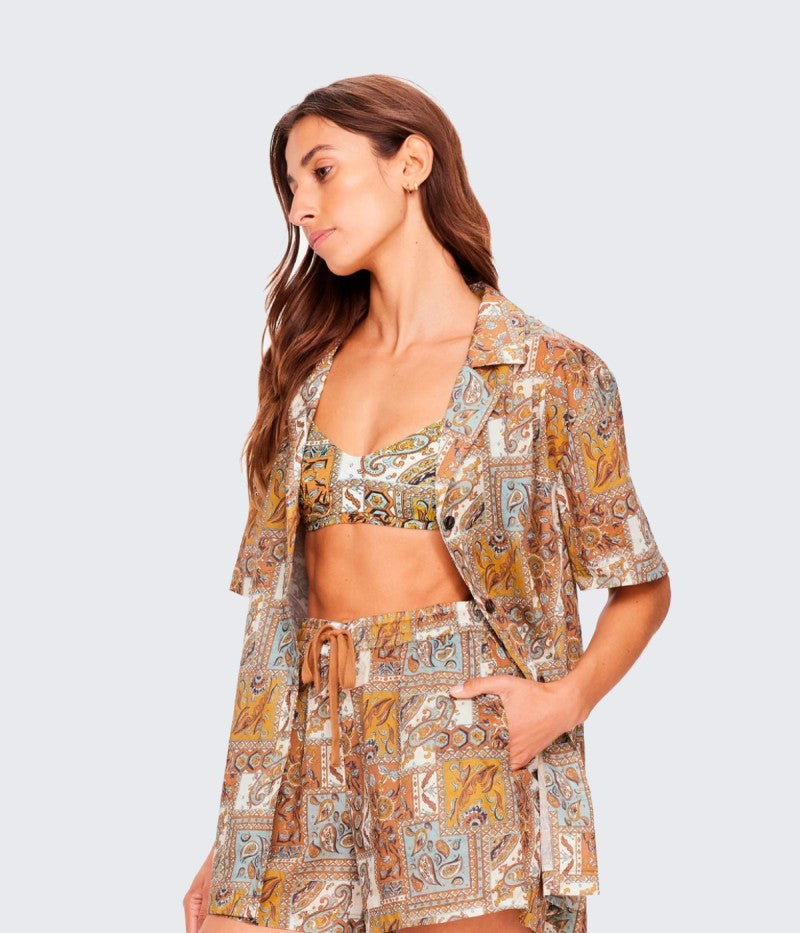 Vadella Andie Paisley Shirt