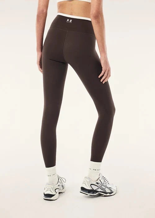 Vita Full Length Legging Coffee/Whisper White