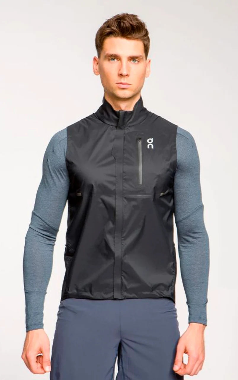Men's Black Weather Vest