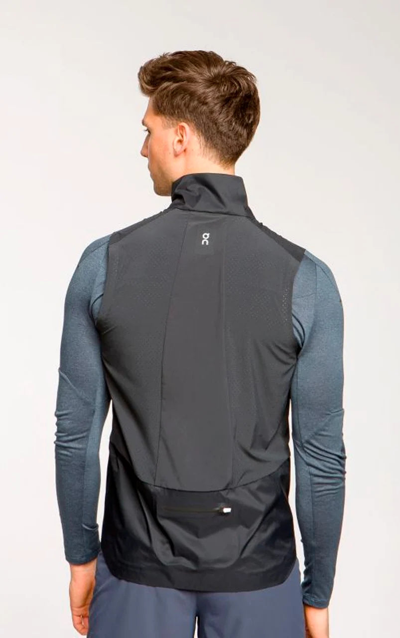 Men's Black Weather Vest