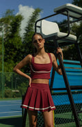 Blair Burgundy Skirt