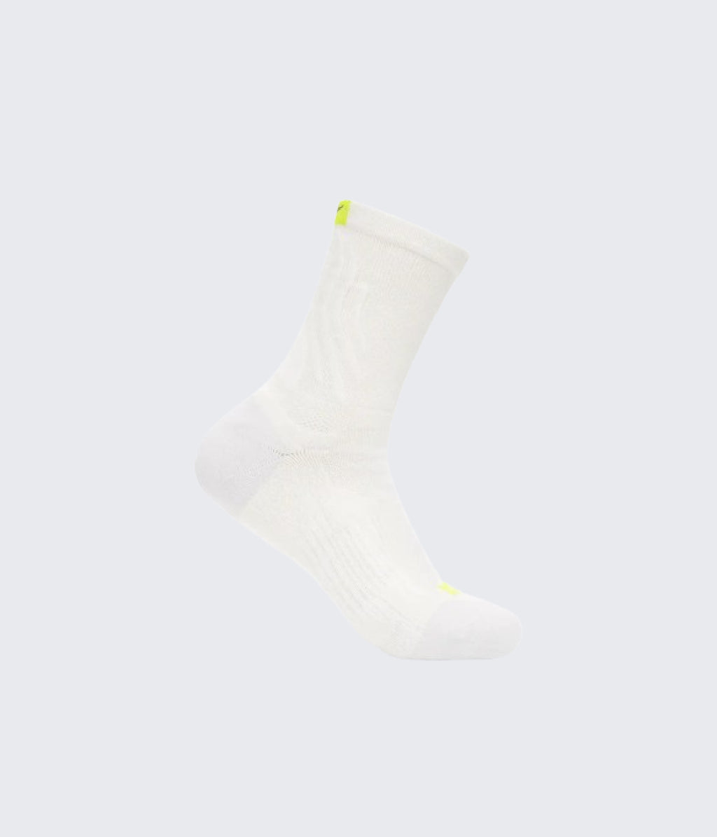 Bondi 9 Crew Run Socks White