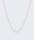 Rose Gold Chain 4mm x 40 cm to 44 cm