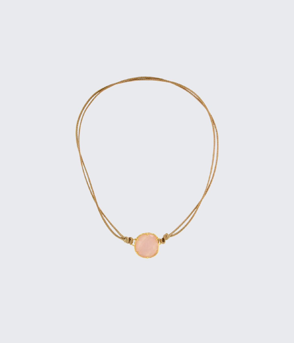 Bizancio Rose Quartz Choker