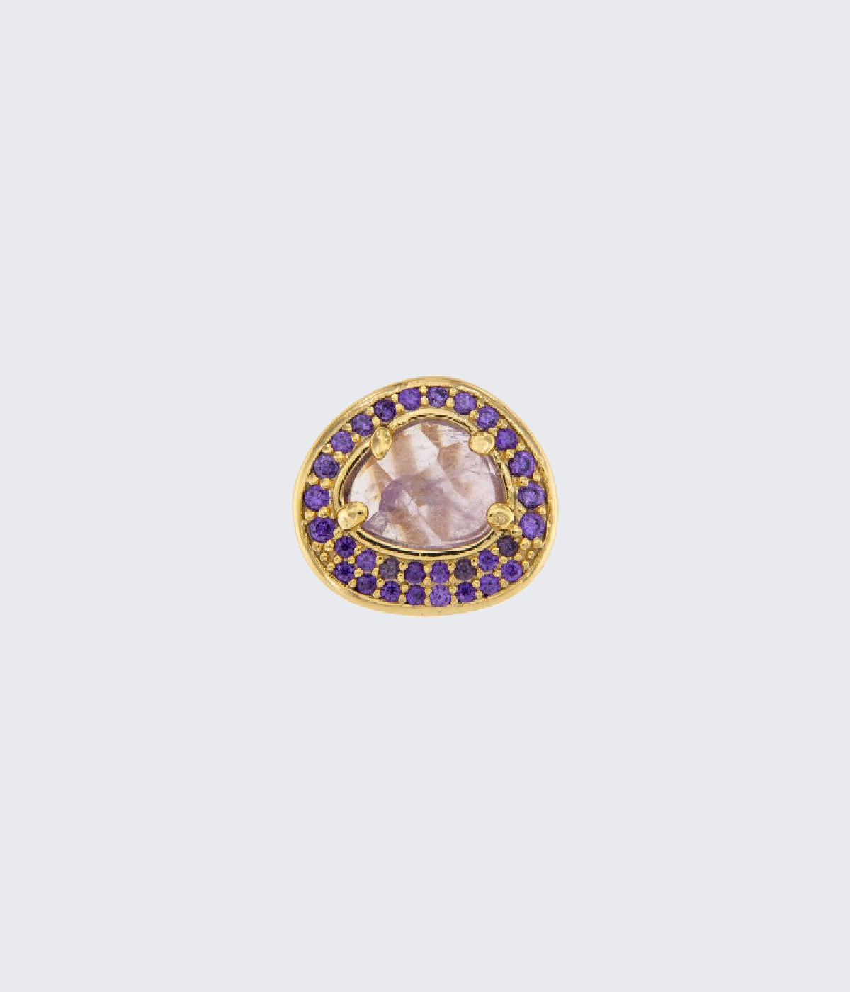 Cherub Necklace with Amethyst