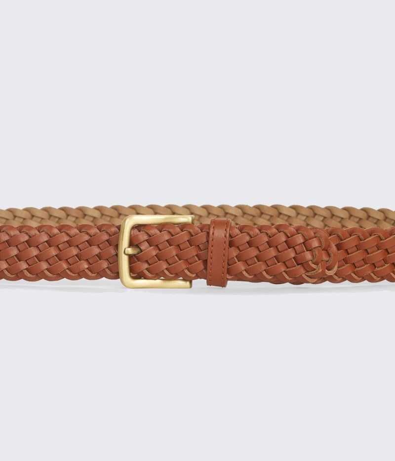 Braided Leather Belt