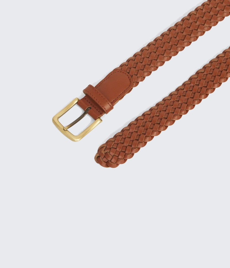 Braided Leather Belt