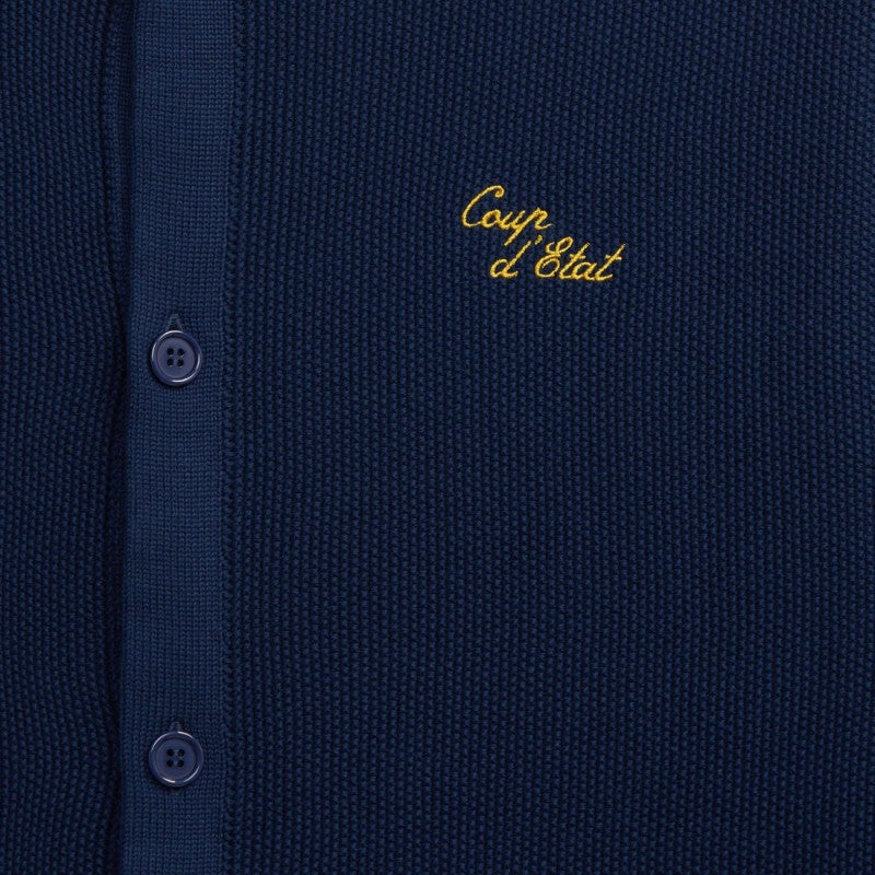 Knitted Long Sleeve Shirt Navy
