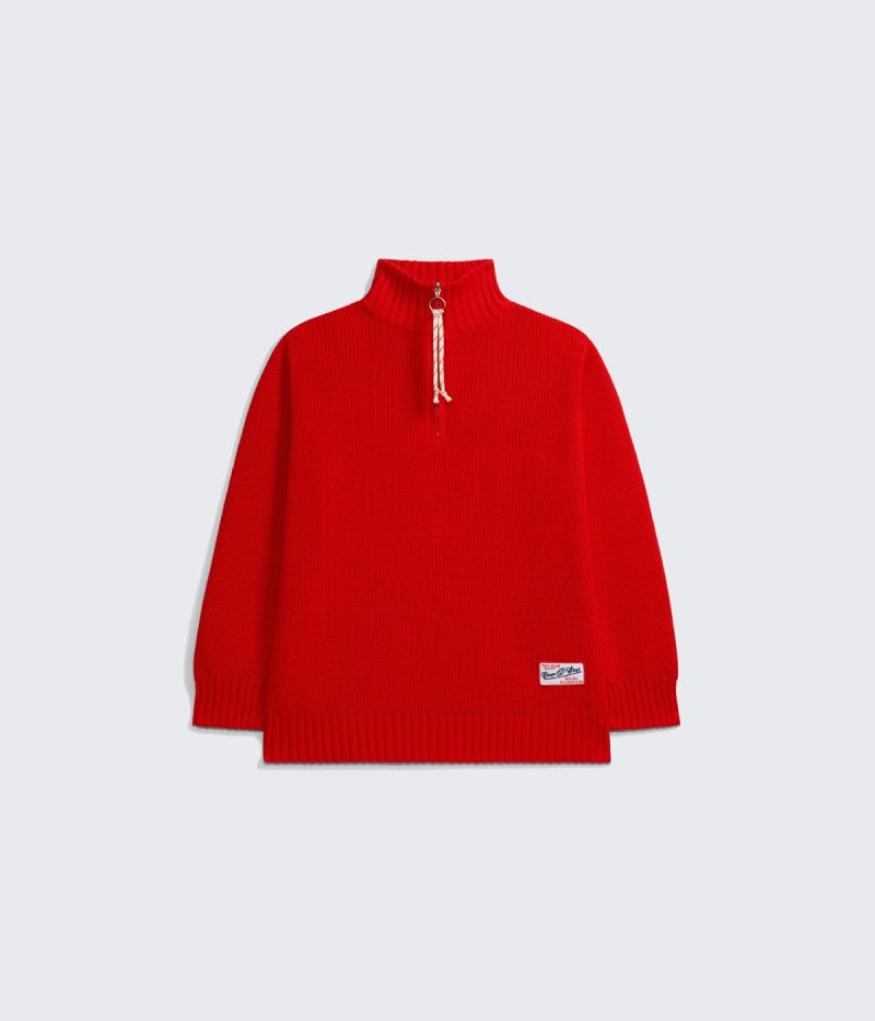 Knitted Quarter Zip