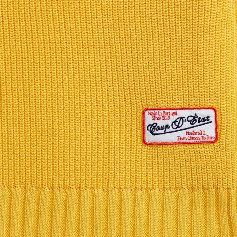 Knitted Quarter Zip Sweater