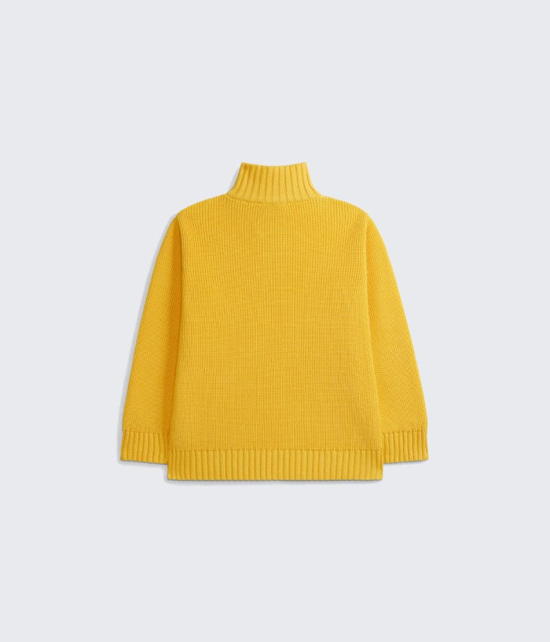 Knitted Quarter Zip Sweater