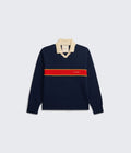 Navy Long Sleeve Polo