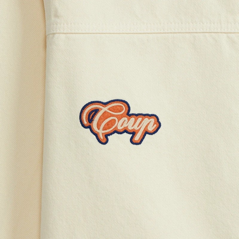Overshirt with Red Collar