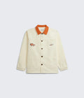 Overshirt with Red Collar