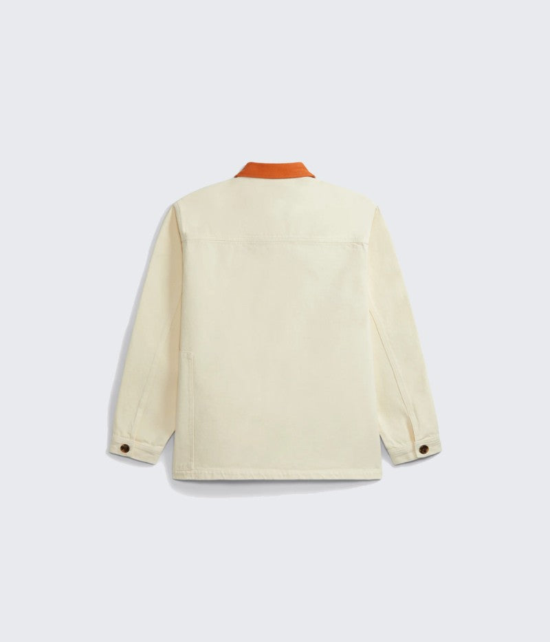 Overshirt with Red Collar