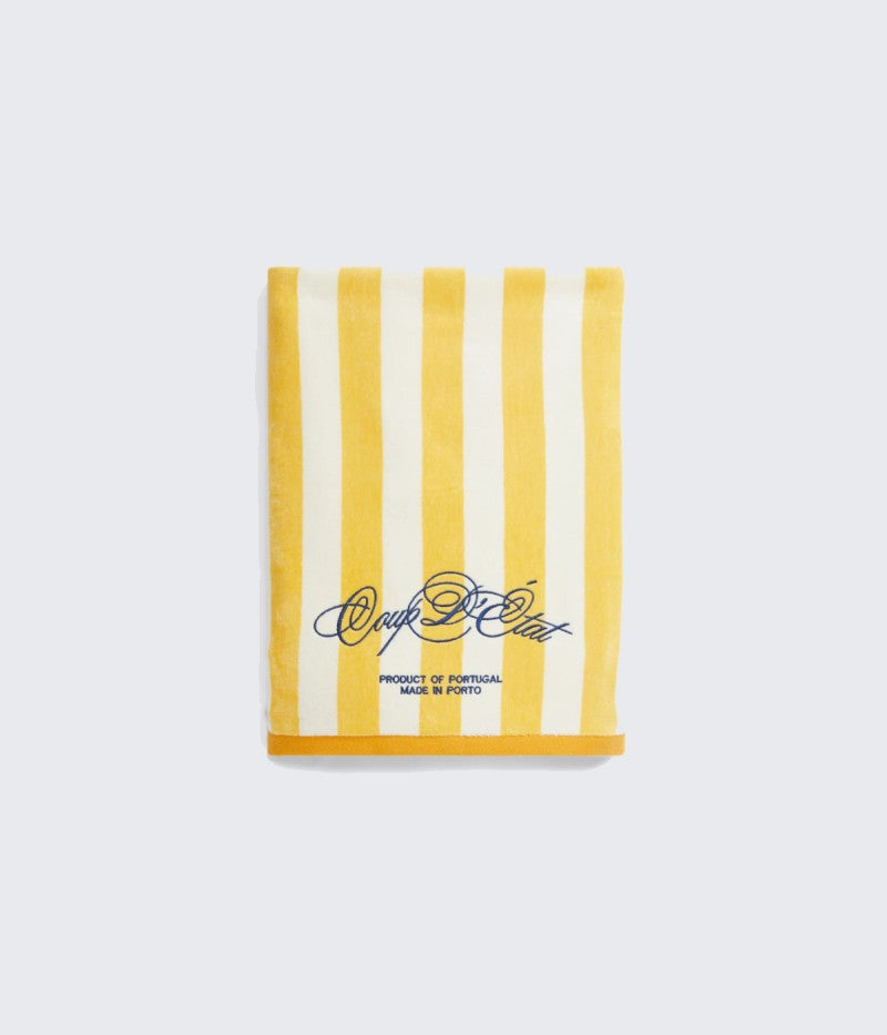 Sailor Towel Yellow Stripes