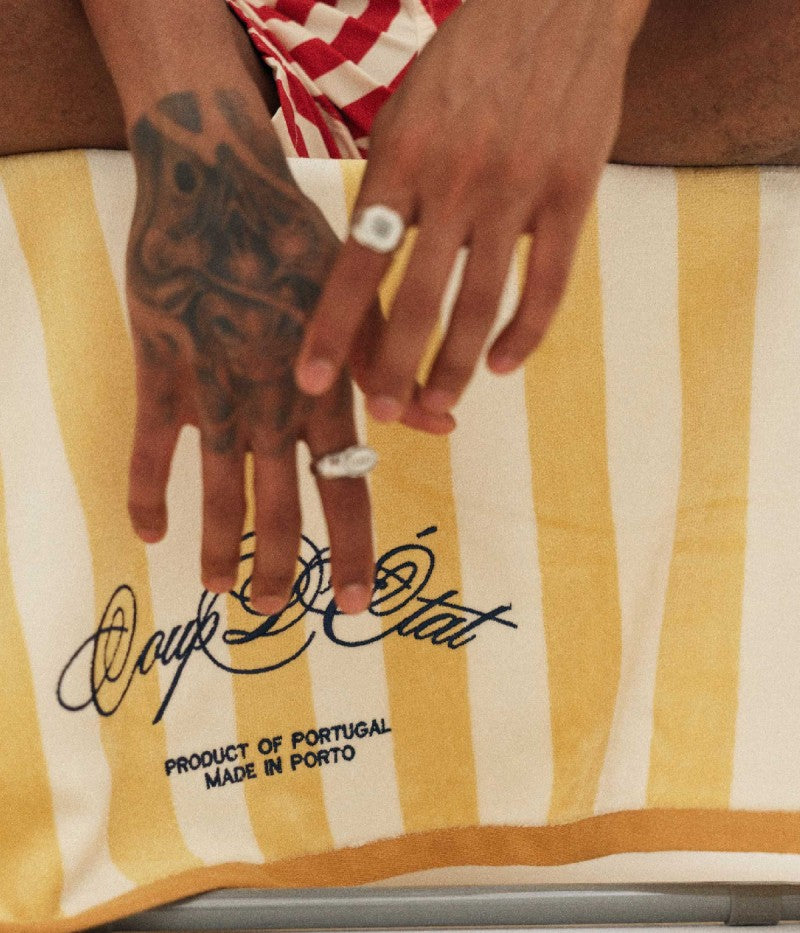 Sailor Towel Yellow Stripes
