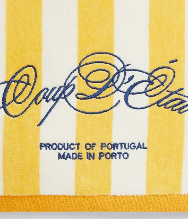 Sailor Towel Yellow Stripes