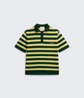 Short Sleeve Striped Polo