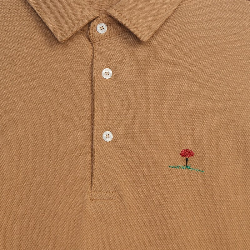 Smooth Sand Long Sleeve Polo