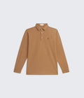 Smooth Sand Long Sleeve Polo
