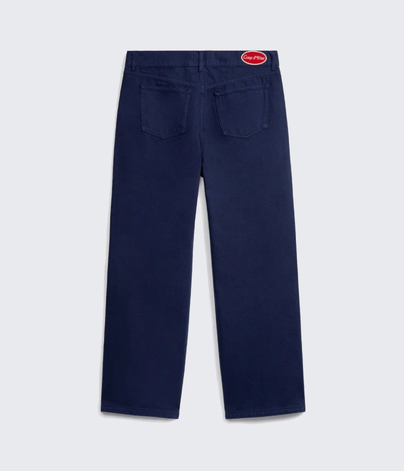 Straight Canvas Trousers