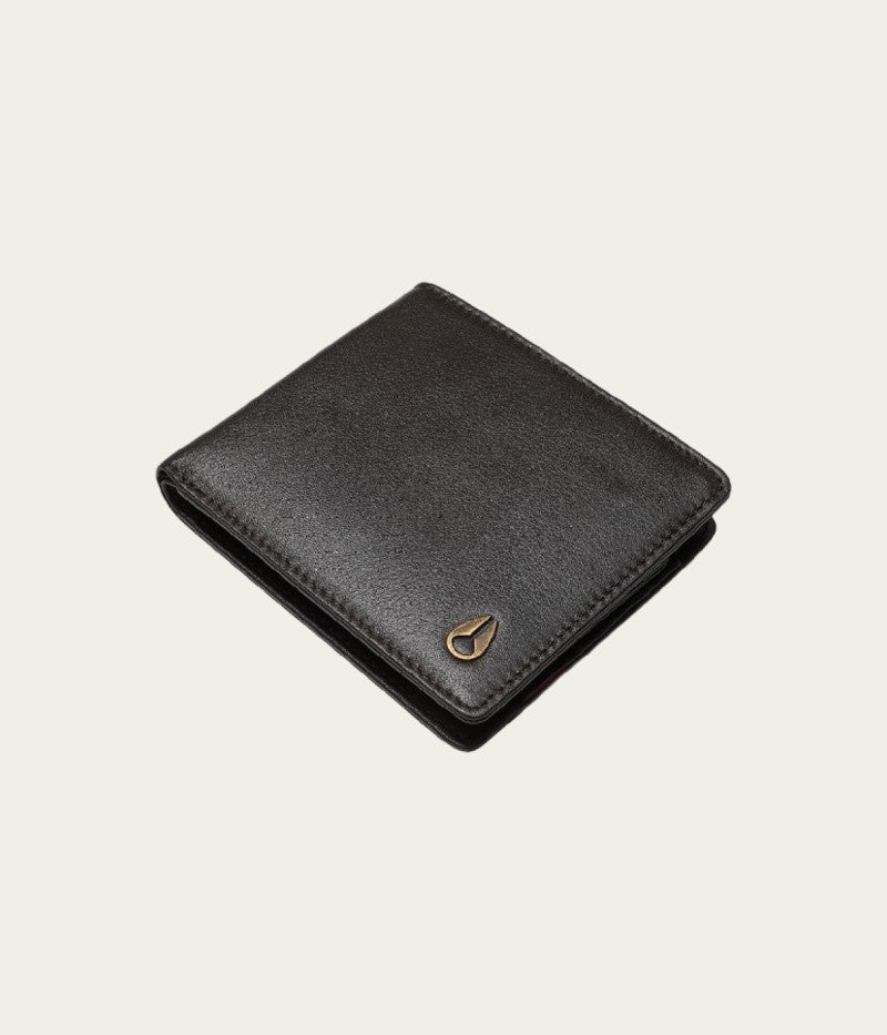 PASS LEATHER COIN - BROWN