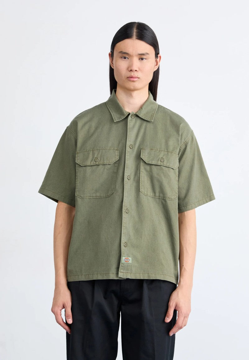 SHIRT Unionville Gd Work Shirt Ss - MILITARY GR
