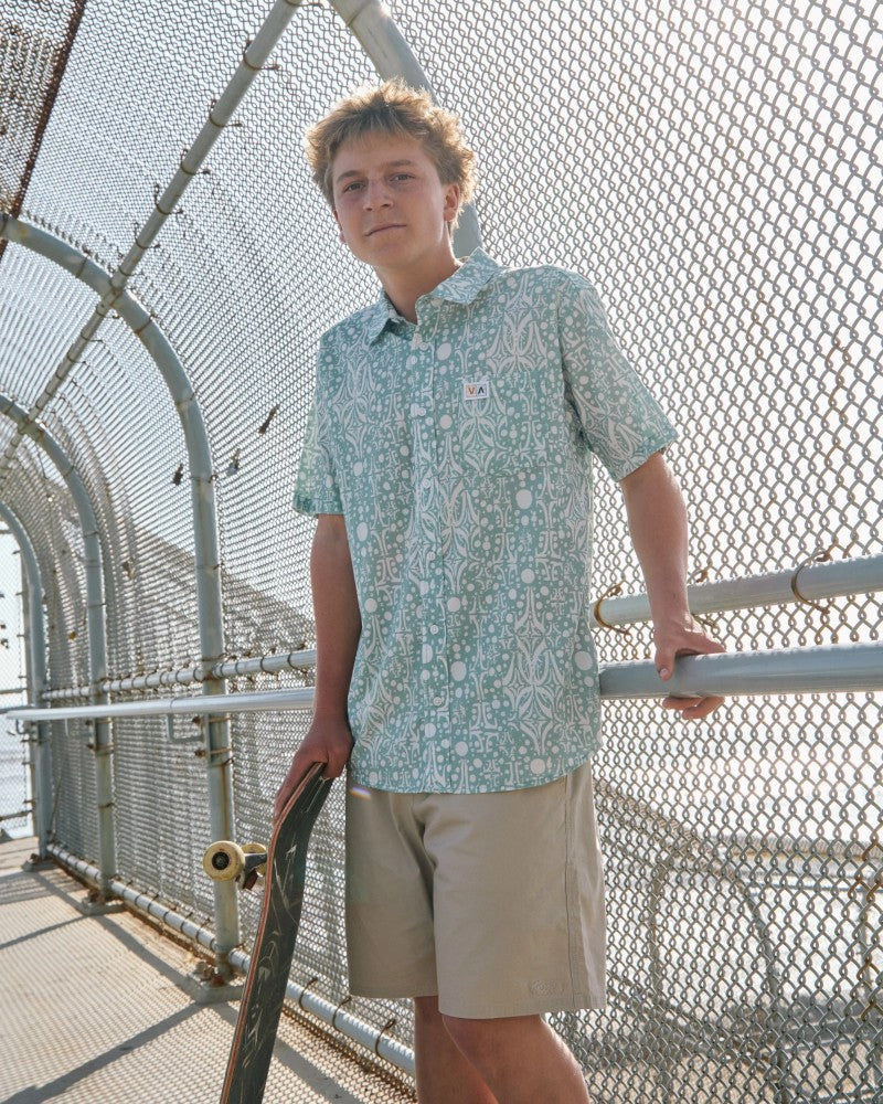 Camisa SS JACOBS ARCHIVE PRINT - Blue Haze