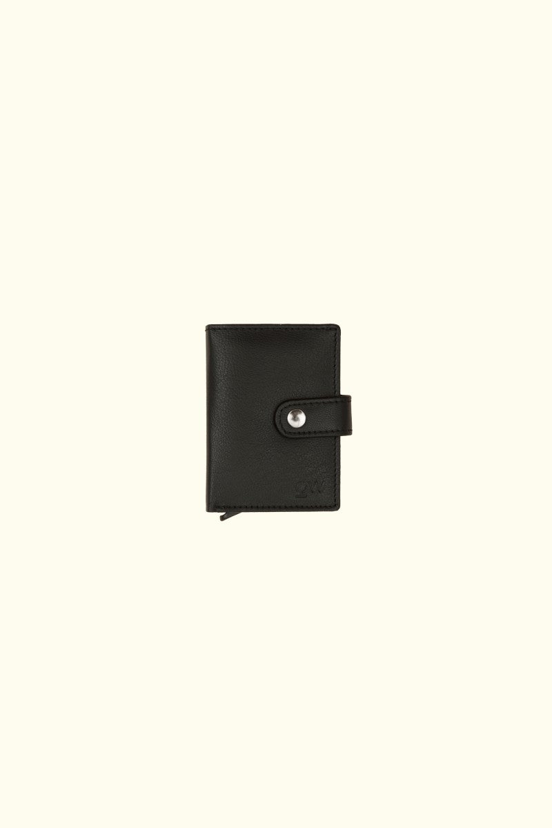 leather wallet in black