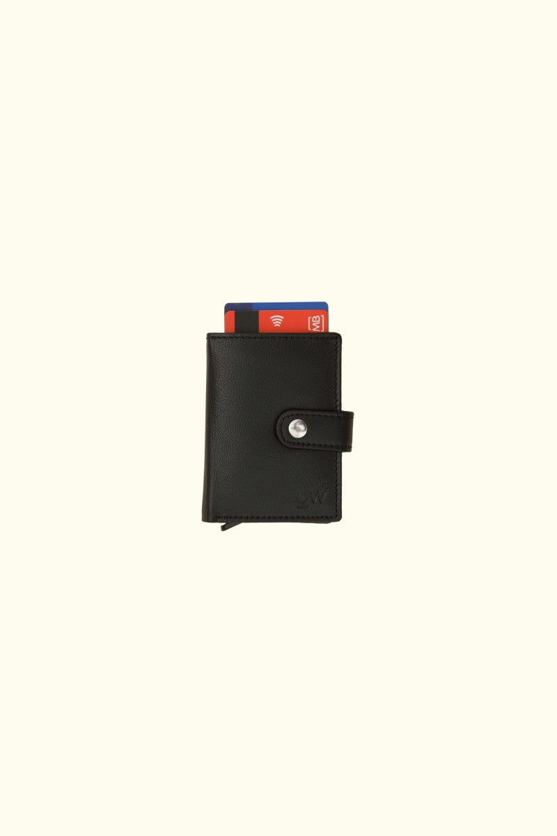 leather wallet in black