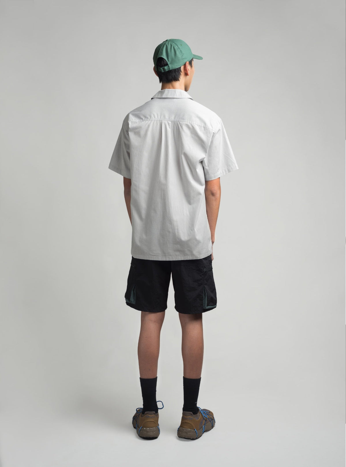 Check short sleeve shirt