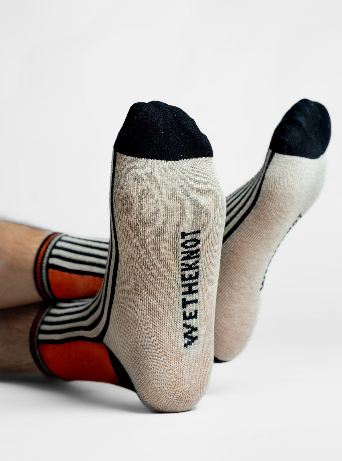 Graphic crew socks