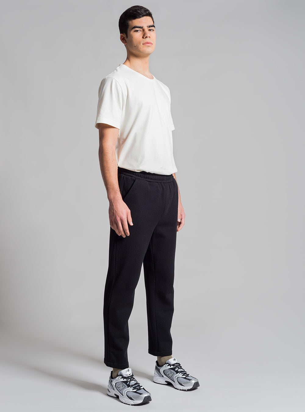 Piqué track pants